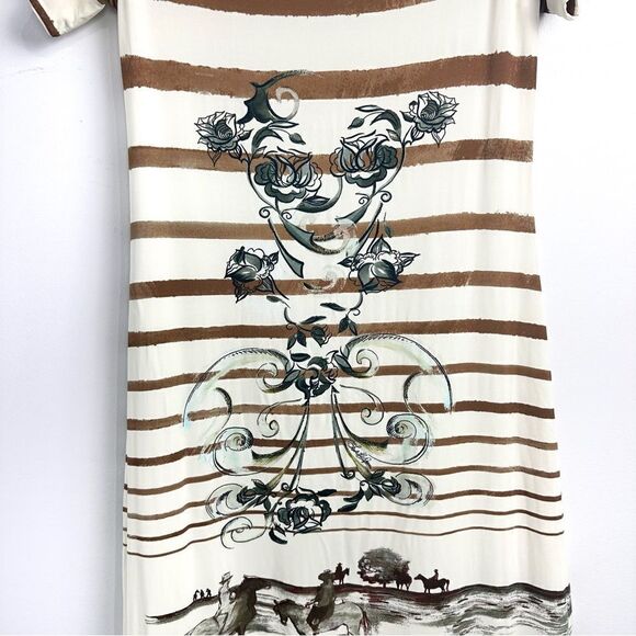 Save The Queen Striped Dress Sz large - Picture 3 of 16